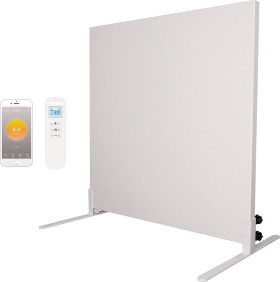 Quality Heating Verplaatsbare infrarood paneel 700W - 60 x 120 cm - Wifi - met afstandsbediening