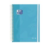 Oxford Touch Agenda 2025/2026, weekoverzicht, extra stevige omslag, A5 (15 x 21 cm), Spaans, pastelblauw