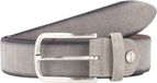 Vanzetti Leren riem Velours Belt W115 Light Grey grijs