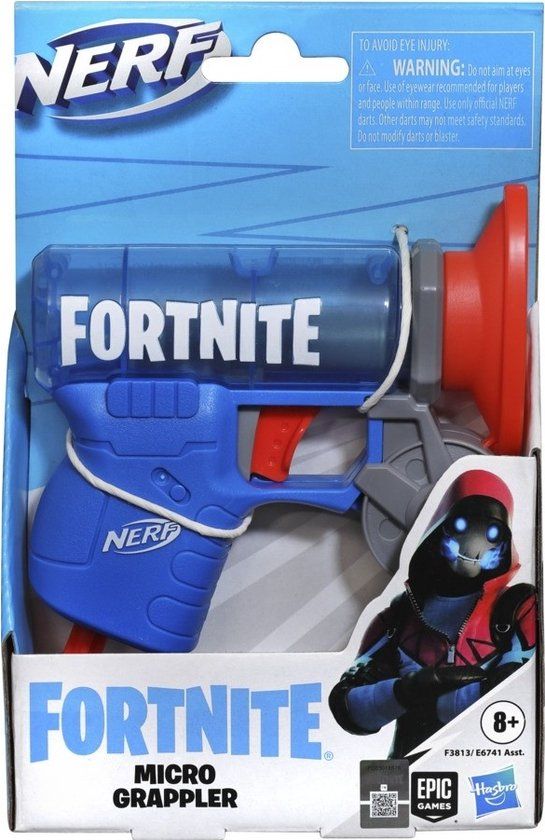 Hasbro Nerf Fortnite Micro Grappler Dart Blaster - Multi Colour