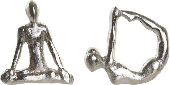 Drie-op-een-rij Spel DKD Home Decor Bruin Aluminium Voor binnen