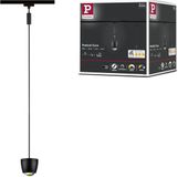 Paulmann 95684 URail Hanglamp Smart Home Zigbee 3.0 Tyros RGBW 200lm 4,5W RGBW+ Dimbaar 230V Matzwart