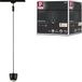 Paulmann 95684 URail Hanglamp Smart Home Zigbee 3.0 Tyros RGBW 200lm 4,5W RGBW+ Dimbaar 230V Matzwart