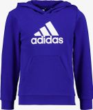 Adidas Sportswear Big Logo Essentials Katoenen Hoodie Kinderen Blauw