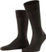 FALKE Sensitive Malaga drukvrije comfort tailleband katoen sokken heren bruin - maat 39-42