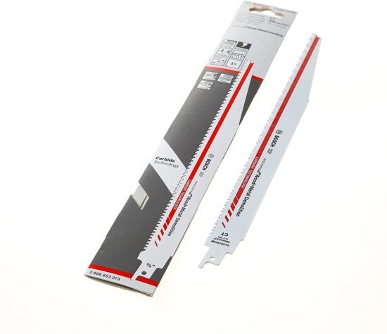 Bosch S 1267 XHM Reciprozaagblad - 300 x 6TPI - Hout/Metaal for Wood and Metal Carbide Technology