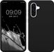 kwmobile hoesje geschikt voor Samsung Galaxy A36 5G - Hoesje met siliconen coating - Smartphone case in zwart