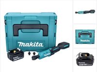 Makita DWR 180 G1J clé à cliquet sans fil 18 V 47,5 Nm 1/4" 3/8" + 1x batterie 6,0 Ah + Makpac - sans chargeur