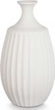 Giftdecor Bloemenvaas Antique Athena - ivoor wit - keramiek - D27 x H48 cm