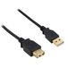 Inline 34618S USB-kabel - 2 m - Zwart