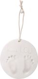 BabyArt Pure Print - 1 Gipsafdruk aan koord - Wit
