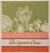 Coucke Badstof keukenhanddoek van puur katoenen jacquard, Légumes d'Hiver, Groen