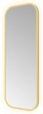 Hotbath &More Mirrors Soft Square LED Badkamerspiegel - Rechthoek - 80 x 30 cm - Geborsteld Messing Pvd