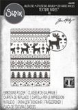 Sizzix Multi-Level Texture Fades Embossing Folder Holiday Knit