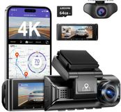 AZDome M770 Pro 2CH 4K Wifi Gps dashcam voor auto