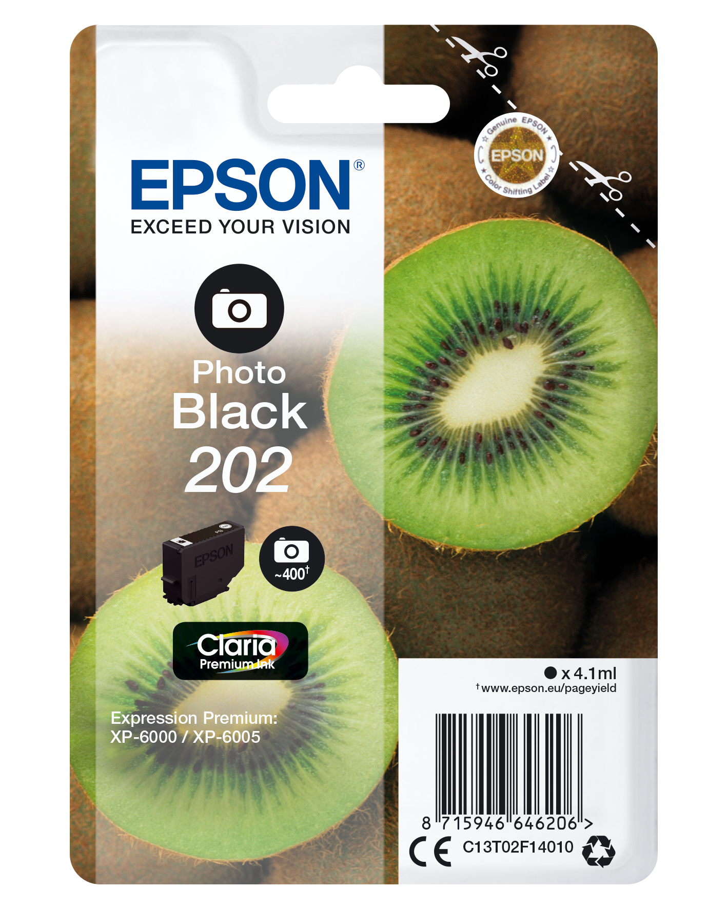 Epson 202 Photo Black inktcartridge - C13T02F14010