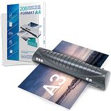 Texet A78211-2X21V lamineermachine Pro met 200 vellen A4, zwart