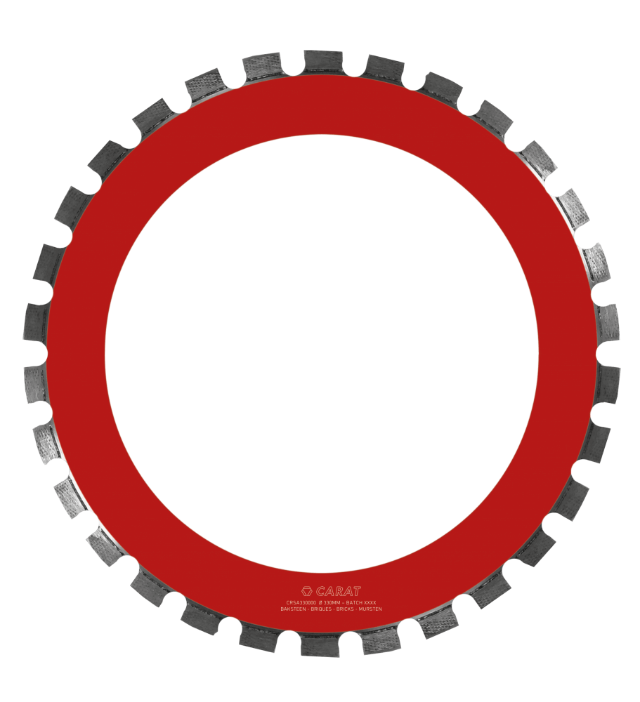 Carat ringzaag baksteen 330mm