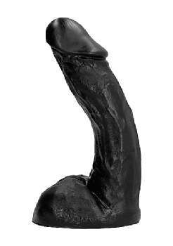 All Black Dildo 23 cm (3