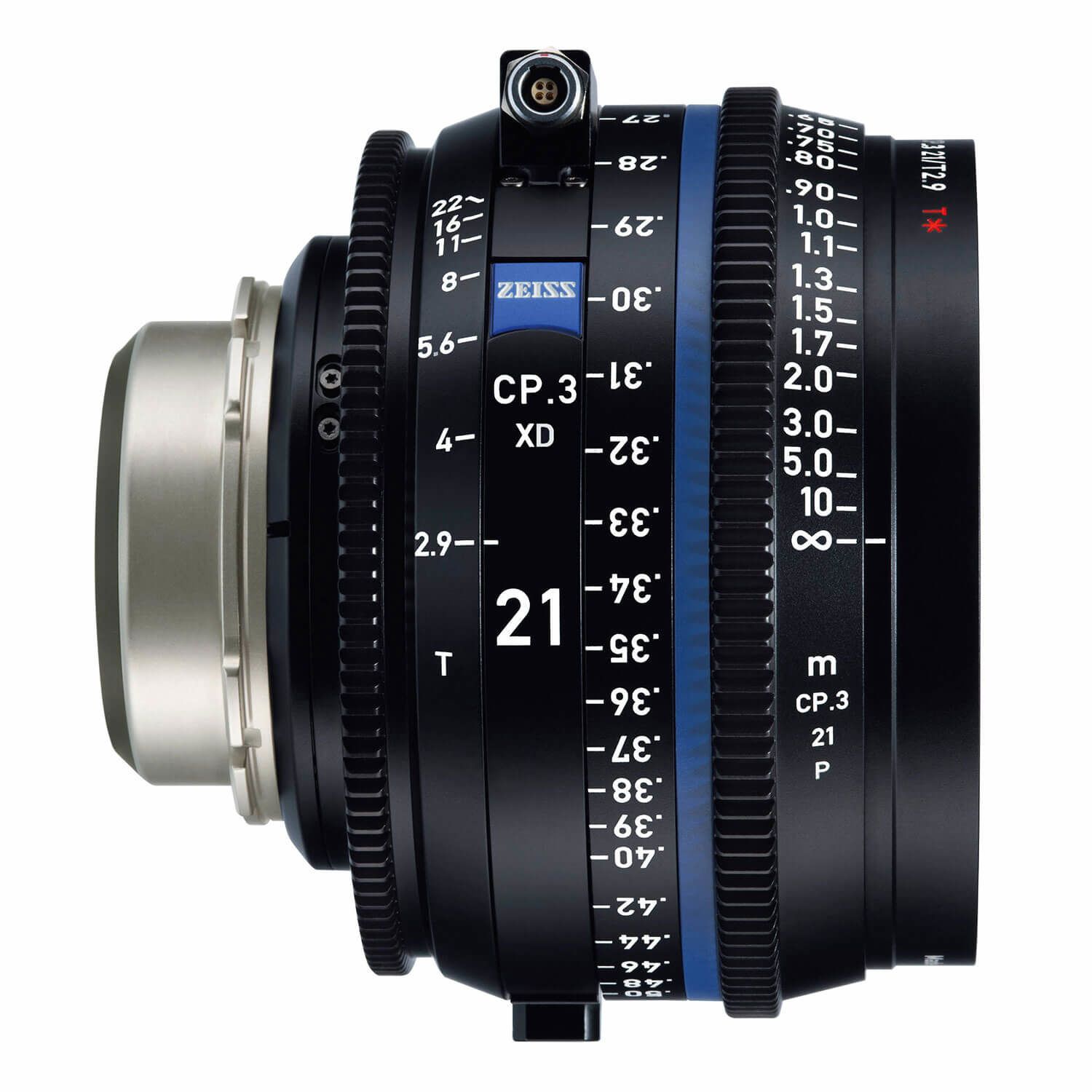ZEISS Compact Prime CP.3 XD 21mm T2.9 PL-vatting met eXtended Data