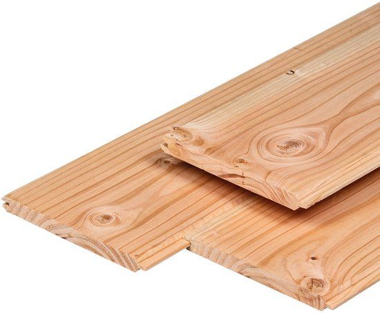 Merkloos Tuindeco Dakbeschot douglas 1,8x19,5x400 cm