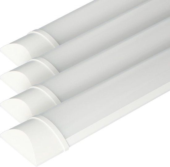 4x HOFTRONIC LED Batten 60cm - 20W 2400 Lumen - 4000K - LED TL Armatuur - 5 Jaar Garantie