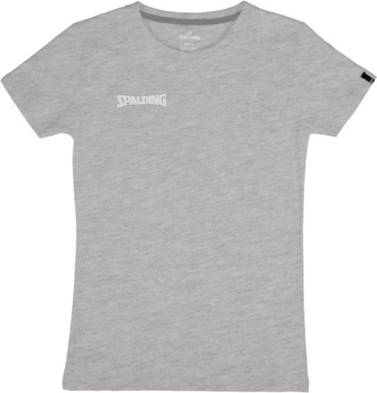 Spalding Essential T-Shirt Dames - Grijs Gemeleerd XS