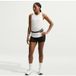 Nike Swift Hardloopshirt Dames - wit, zilver, Maat XL