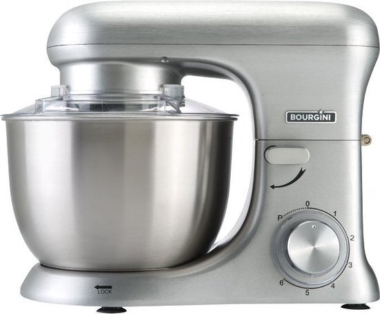 BOURGINI keukenmachine Kitchen Chef Pro - zilver zwart, zilver