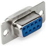 Allteq ALTQ-DSUB-100 D-Sub chassisdeel - 9-Pins female - Zilver