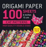 Origami Tuttle Origami Paper 100 sheets Cat Patterns 6 (15 cm)