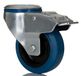 RS PRO Geremd, zwenkbaar zwenkwiel, wiel ø 100 mm, 180 kg, hoogte 131 mm, wiel B. 40 mm, enkele bouten, rubbermateriaal