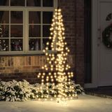 Prolenta Maison Exclusive Kerstboom met 240 LED's, warm wit licht, 180 cm, van riet