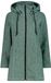 Cmp Parka met capuchon van nepbont in technische gemêleerde fleece vrouw CMP