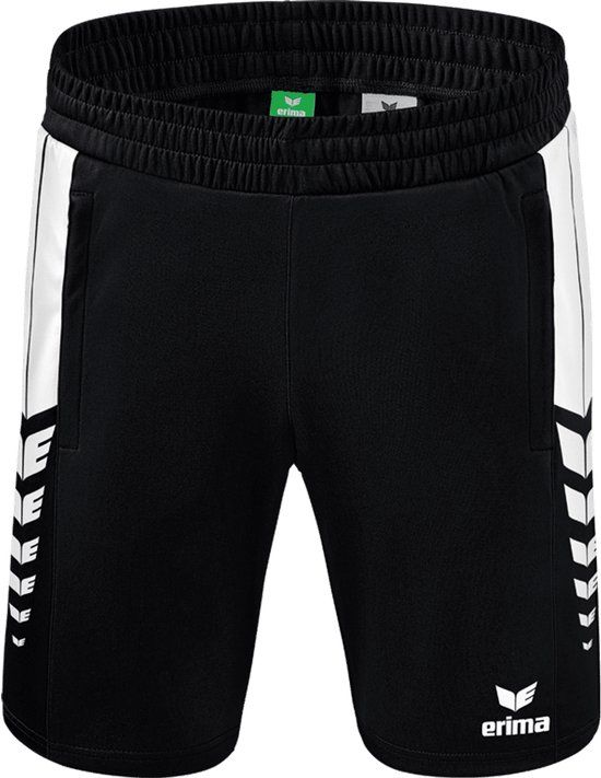 ERIMA Six Wings Worker Short - Zwart/Wit - Maat L - Heren