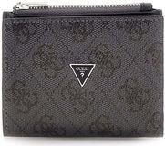 GUESS Milano Bifold Top Zip Wallet Black