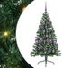 vidaXL Kunststof Voorverlichte Kerstboom met 150 LED Groen 120 cm PVC
