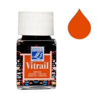 Lefranc Bourgeois Vitrail glas & porseleinverf 201 orange (50 ml)