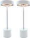 lumisky Set van 2 draadloze tafellampen ROBY H30CM
