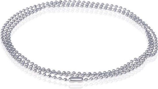 LGT JWLS LGT Jewels Dogtag ketting Edelstaal 2mm-50cm