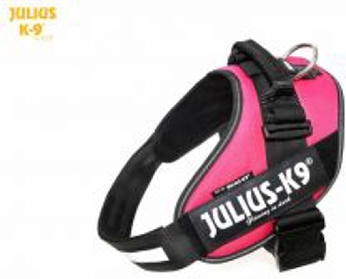 JULIUS K9 IDC Powertuig/Harnas - Maat 2/71-96cm - XL - Donkerroze