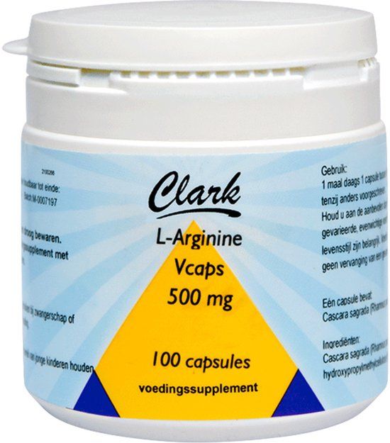 Clark L-Arginine 500mg Capsules
