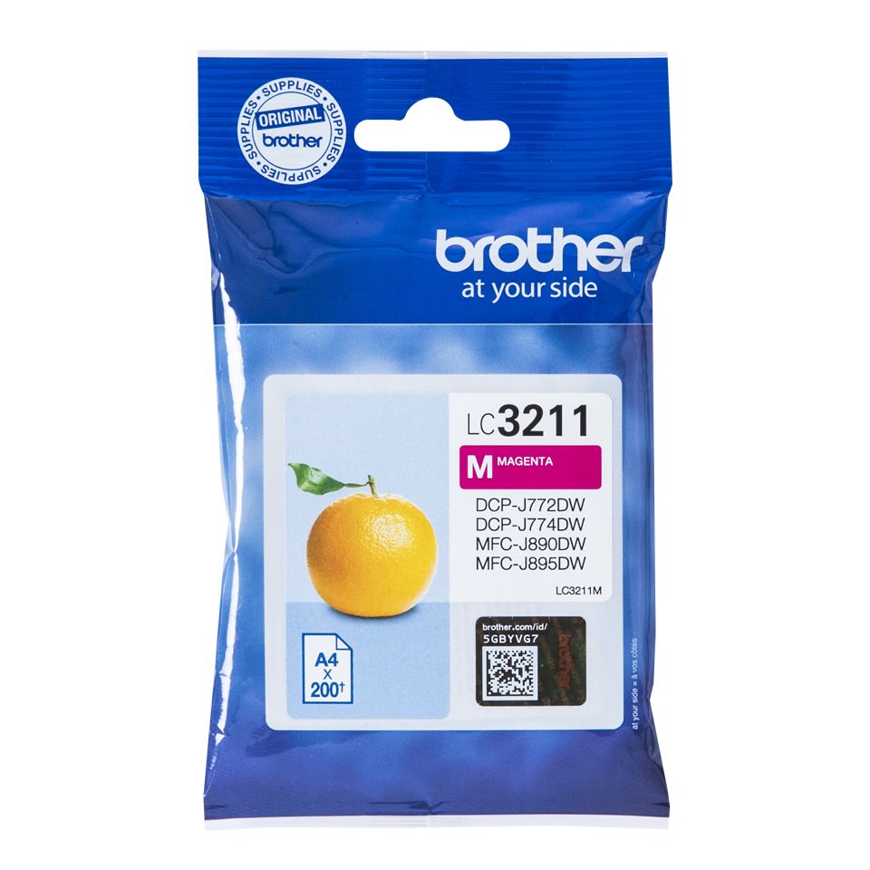 Brother LC-3211M Magenta Ink Cartridge - Original - Standard Yield