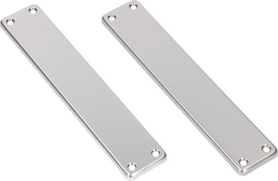 Ami Langschild - geheel blind - 212x41x6,5mm - aluminium F-1