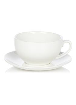 Maxwell & Williams & Williams White Basics Round - Cappuccinokop en Schotel