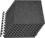VEVOR Puzzel Oefenmat, 12 stukken Fitnessequipementmatten, 610 x 610 x 20 mm, Set Hoge-Dichtheid EVA Spummatten, Verbinding Rubberzachte Vloermatten, Beschermende Vloeropberg met Grijs Vlekken voor Home Gym Kantoormat