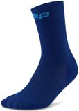 CEP Run Mid-Cut Compressie Sokken - Donkerblauw - Dames (34-37)