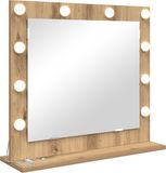 vidaXL Make-up Spiegel Artisan Eiken 60 x 55 x 18 cm Rechthoekig
