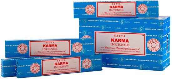 Nag Champa Wierook Satya Karma (15 gram) (12-pack)