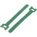 TRU COMPONENTS TC-MGT-240GN203 Velcro cable tie For bundling Hook and loop part (l x w) 240 mm x 16 mm Green 1 piece